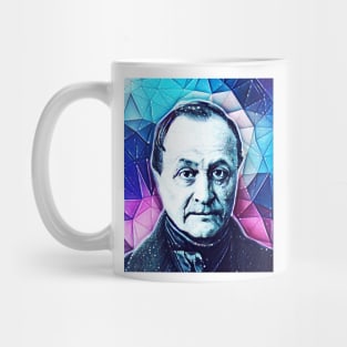 Auguste Comte Snowy Portrait | Auguste Comte Artwork 13 Mug